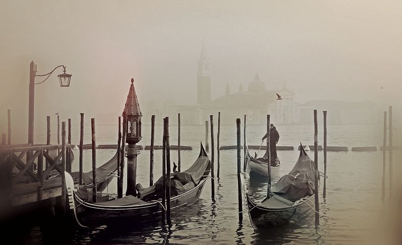 Gebäuteltes Venedig
