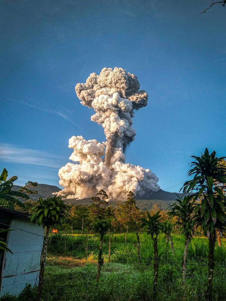 Vulkanaktivität in Costa Rica